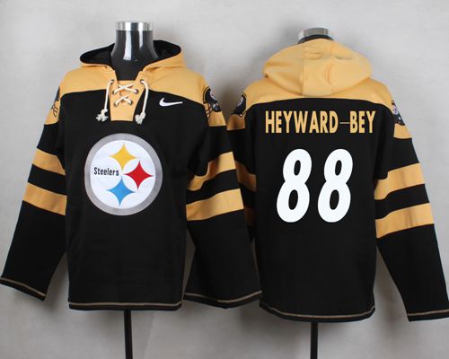 Nike Steelers #88 Darrius Heyward-Bey Black Player Pullover NFL Hoodie